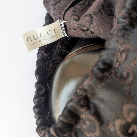 GUCCI Black Leather Platform Pumps/Heels, Round Closed Toe, size US 8.5/EU 38.5 - Picture 11 of 11